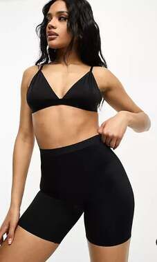 Spanx Thinstincts 2.0 Contouring Girlshort Women's Plus 3X Black Shapewear NWOT